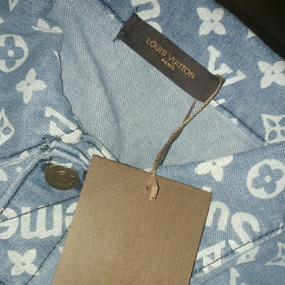 louis vuitton x supreme denim jacket